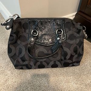 Black coach bag